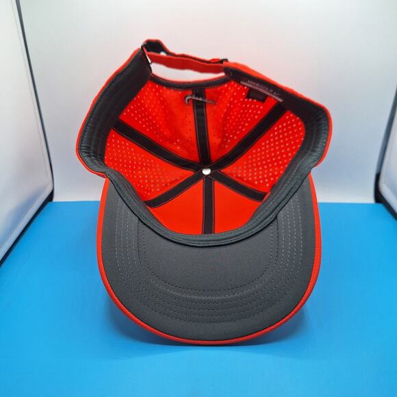 Nike Golf Hat Adjustable Red Swoosh Logo Lightweight Cap - Picture 6 of 7